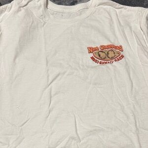 Coconuts by Matisse White Tee with Orange Graphic